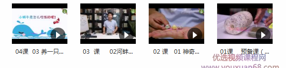 博物学启蒙视频课程内容目录