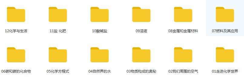 乐乐课堂初三(九年级)化学网课辅导教学视频目录